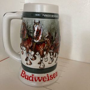 Vintage 1983 Budweiser 50th Anniversary Clydesdale Stein